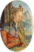 Hans von Kulmbach Saint Catherine of Alexandria. Germany oil painting artist